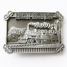 Retail Distribute Original Iron Horse Train Belt Buckle BUCKLE-T118AS Free Shipping 2024 - buy cheap