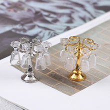 Mini Metal Wine Cup Rack Stand Holder Without Cup Dolls House Miniature Dining Room Pub Bar Accessories 2024 - buy cheap