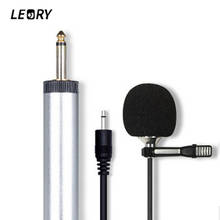 LEORY S318 Mini Condenser Lapel Microphone Lapel Lavalier Clip-on Microphone For Musical Instrument Guitar Trumpet Violin 2024 - buy cheap