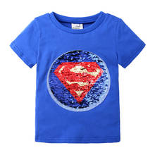 Детская футболка для мальчиков, хлопковая одежда для малышей, летняя футболка, детский топ с мультипликационным принтом, футболка, размеры от 2 до 8 лет 2024 - купить недорого