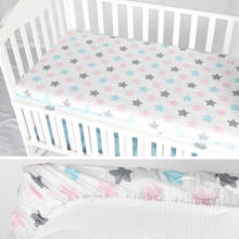 Baby Bed Crib Sheet Mattress Cover 100% Cotton Crib Fitted Sheet Soft Baby Bed Mattress Cover Protector Cartoon Newborn Bedding 2024 - buy cheap