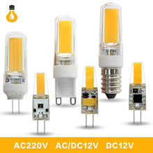 6pcs/lot LED G4 G9 E14 6W 9W Light Bulb AC/DC 12V 220V LED Lamp COB Spotlight Chandelier Replace Halogen Lamps Cold/Warm White 2024 - buy cheap