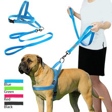 No Pull Reflective Dog Harness Leash Set Pet Vest Lead For Small Meduim Large Dogs Perfect for Daily Training Walking XXS-L 2024 - buy cheap