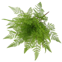 Искусственные зеленые листья 47 см, искусственная персидская трава, искусственные листья для украшения дома, сада, офиса, стола 2024 - купить недорого