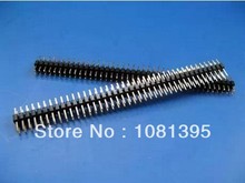 Free Shipping 100 pcs 2x40 Pin Male 2.54mm 80Pin Double Row Pin Header Strip NEW 2.54 pitch Connector 2024 - buy cheap