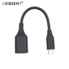 Адаптер Kebidu Type-C USB 3,1 к USB 3,0 OTG, кабель передачи данных с разъемом для Macbook, для Letv Max, Xiaomi 4C, кабель USB C 2024 - купить недорого