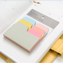 Notes Memo Pad Memo Pad Stationery Paper Sticky Office Accessory School Supplies 1 Set 6 Colors 90 Sheets Writable Index Note 2024 - buy cheap