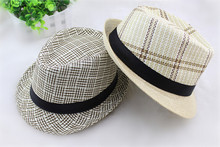 Sombrero Fedora con visera para hombre y mujer, sombrero de paja flexible para la playa, estilo panamá, Jazz, Unisex, 50 unids/lote 2024 - compra barato