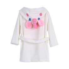 Camisola infantil de unicórnio, roupões de banho para meninos e meninas, pijama de veludo para crianças 2024 - compre barato