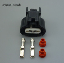 Shhworldsea Forma 2pin 2.0 milímetros Feminino À Prova D' Água Auto Sensor de conector para Japonês para IAT MAT/ap 7283- 1224-10 2024 - compre barato