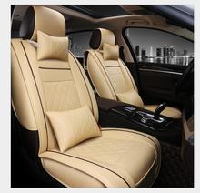 Cubierta Universal de asiento de cuero PU para Citroen C3-XR C4 Cactus C2 C3 Aircross SUV DS accesorios de coche pegatinas de estilo de coche 2024 - compra barato