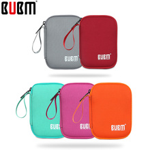 BUBM bag for handle bag portable hard disk bag multicolor portable power bank bag soft  handbag for men women universal 2024 - buy cheap