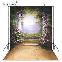 NeoBack фон из тонкой виниловой 5x7ft фон из тонкой виниловой немоющиеся живописный вид, лес, сад детский фон для фотосъемки компьютерная печать фонов P0703 2024 - купить недорого