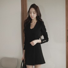 Free Shipping Ladies long-sleeve dress slim one-piece Dress 2024 - buy cheap