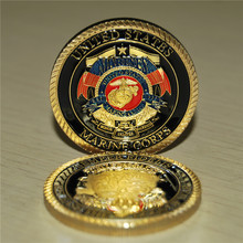 Moneda conmemorativa del Cuerpo de Marines de los Estados Unidos, regalo de colección artesanal 2024 - compra barato