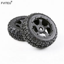 FVITEU Complete Rubber Front Wheel Tire kits for 1/5 HPI BAJA 5B Rovan King Motor 2024 - buy cheap