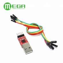 5pcs CP2102 module USB to TTL serial UART STC download cable PL2303 Super Brush line upgrade 2024 - купить недорого