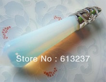 HOT!hot free Shipping new 2014 Fashion Style diy Stunning 12x60mm White Moonstone Polyhedral Sword Shape Pendant MY4753 2024 - buy cheap