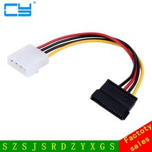 SATA 15pin 15P Serial ATA Female to Molex IDE 4 Pin Male M-M адаптер с жестким диском кабель питания 5 шт. 2024 - купить недорого