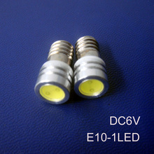 High quality 6V 0.5W led E10 bulb,6.3v E10 led lamp,E10 led Instrument Lights free shipping 5pcs/lot 2024 - buy cheap