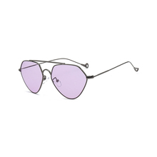 2018 Модные солнцезащитные очки для женщин и мужчин, роскошные винтажные Ретро очки в металлической оправе, женские солнцезащитные очки Oculos 671DF 2024 - купить недорого