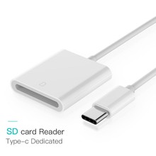 USB-C SD Leitor de Cartão do Tipo C USB3.1 Conversores para Leitores de Cartão SD SDXC Adaptador para Macbook Samsung Huawei P20 S9 xiaomi 8 2024 - compre barato