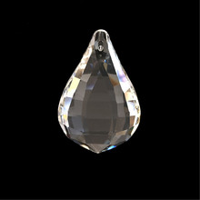 Горячая распродажа! 15 шт., 50 мм лютовидная форма, K9 кристалл, стеклянная люстра, стеклянные кристаллы, лампа, подвесные Подвески 2024 - купить недорого