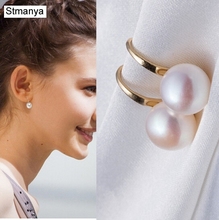 Noble Fashion set auger pearl earrings wholesale free shipping for women  wholesale Small jewelry pearl earrings  #1-12003 2024 - buy cheap