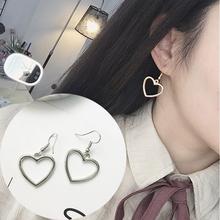 Fashion Hollow Love Heart Dangle Hook Earrings Women Wedding Party Jewelry Gift Earrings For Women Jewelry 2024 - buy cheap