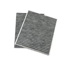 4pcs/lot 64119163329 cabin filter for BMW F01 F02 F07 F10 64119272642 Charcoal activated cabin filter set 64119163328 2024 - buy cheap