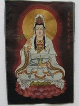 23.64"/ Silk embroidery thangka goddess guanyin in Tibet and Nepal 2024 - buy cheap