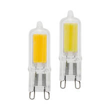 5PCS Halogen-shape LED Bulb Dimmable G9 COB LED 220V/230V/240V 3W High Power Tube Clear Glass LED Lamp Warm White/Cold White 2024 - buy cheap