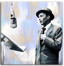 TOP HANDPAINT art work # oil painting #America FRANK SINATRA - 24" INCHES -free shipping cost 2024 - buy cheap