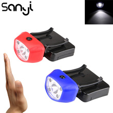 Sanyi-mini lanterna para pesca, sensores para interruptor de lâmpada portátil, 5 modos, 90 graus, com rotação, para acampamento, pesca e atividades ao ar livre 2024 - compre barato