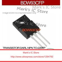 BDW93CFP TRANSISTOR DARL NPN TO-220FP BDW93CF 93 BDW93 93C BDW9 93cf, voltage regulator, NPN - darlington, 3v @ 100ma, 10a, 750 @ 5a, 3v 2024 - buy cheap