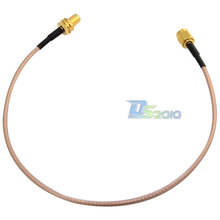 High QualityRF Coaxial Jumper Pigitail Cable RG316 SMA Male to Female Nut Bulkhead 30cm 12in 2024 - buy cheap