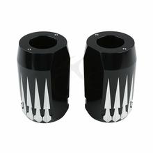 Motorcycle Black Upper Fork Slider Covers For Harley Touring Street Glide Road Glide Road king Electra Glide 1984-2013 2012 2011 2024 - buy cheap