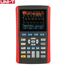 UNI-T-osciloscopio de almacenamiento Digital de mano UTD1025DL, medidor de alcance de 2 canales, pantalla LCD panorámica de 7 pulgadas, interfaz USB 2024 - compra barato