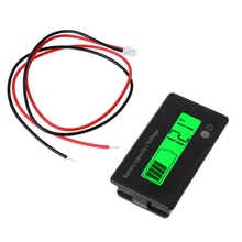OOTDTY 12V-84V indicador de capacidad de batería de plomo-ácido voltímetro Monitor LCD Envío Directo 2024 - compra barato