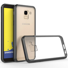 Чехол для Samsung Galaxy J6 Samsung J6 2018 силиконовый бампер противоударный жесткий прозрачный чехол для задней панели телефона 2024 - купить недорого