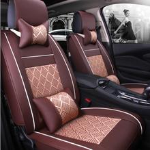 5 seat Leather car seat covers For Honda Accord FIT CITY CR-V XR-V Odyssey Element Pilot URV car accessories auto styling 2024 - buy cheap