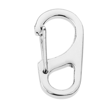 Multi-Functional Stainless steel Double Clip Carabiner Key holder 8 shaped key ring Climbing Hiking Outdoor Travel Accessories 2024 - buy cheap