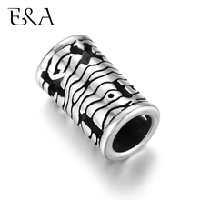 Stainless Steel Slider Tube Beads Mathematical Symbols Slide Charms Hole 6mm Bracelet DIY Accessories Jewelry Making Supplies 2024 - buy cheap
