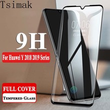Tempered Glass For Huawei Y5 Y6 Pro Y7 Prime Y9 2019 2017 2018 Screen Protector 9H Full Cover Explosion Proof Glass Film 2024 - buy cheap