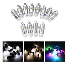 20 unids/lote Luz de globo LED colorida impermeable para linternas de papel incluyen baterías, luz de bola LED decoración de fiesta de boda 2024 - compra barato