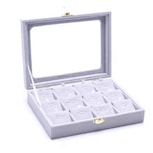 Free Shipping Gray Color Wood Pendants Box Jewelry Necklace Display Show Case Organizer Tray Box 12 Display Stands Jewelry Box 2024 - buy cheap