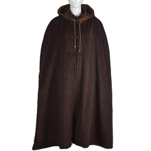 Capa cálida de lana de los monjes budistas, bata de meditación, bata zen, uniformes de artes marciales, color marrón, invierno, unisex 2024 - compra barato