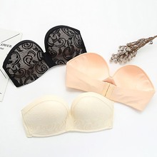Sexy Backless Seamless Bras Invisible Strapless Lace Women Bras Female Push Up Lingerie Brassiere 2024 - buy cheap