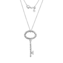 Regal Key Necklace & Pendant sterling silver jewelry Necklace For Women New Jewelry Making DIY Pendant Necklace 2024 - buy cheap