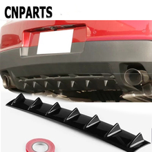 CNPARTS для Skoda Octavia A5 A7 2 Fabia Yeti BMW E60 F30 X5 E53 Inifiniti задний бампер автомобиля 3D крутые Стикеры для спойлера Shark 2024 - купить недорого